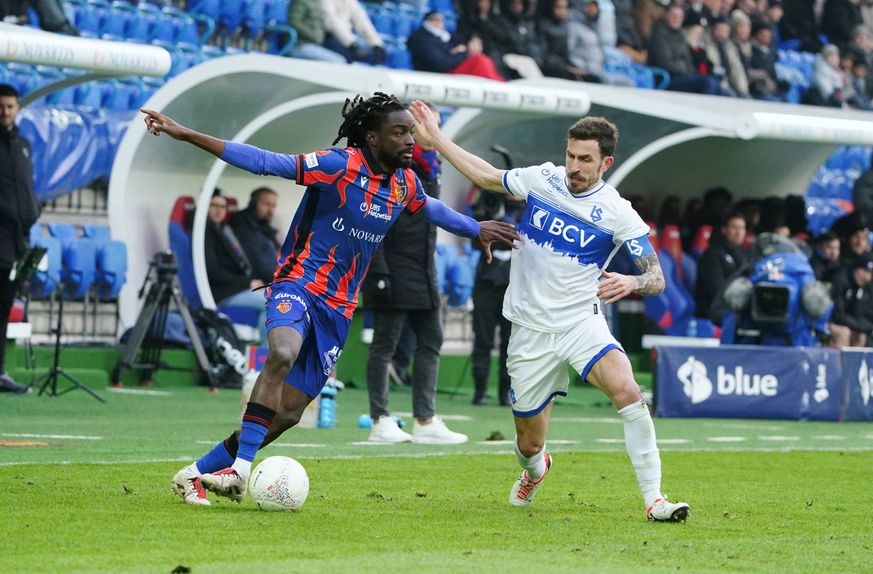 Romário Baró em ação pelo Basileia