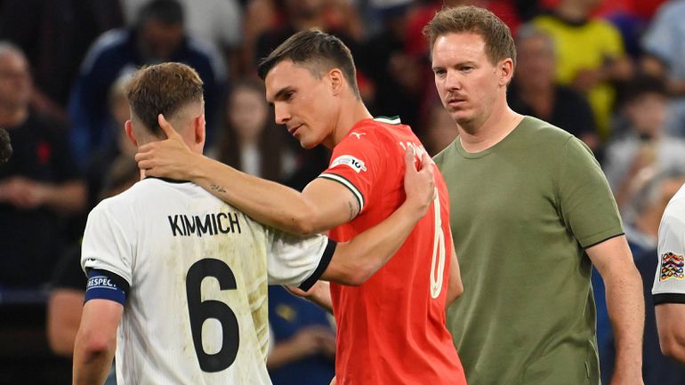 João Palhinha: «Falei com o Gnabry e o Pavlovic, os outros estavam mais chateados...»