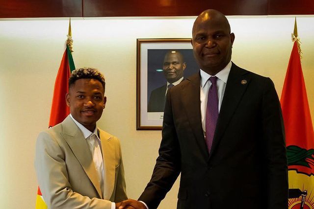 Geny Catamo foi recebido pelo chefe de estado de Moçambique, Daniel Chapo