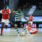 Segundo jogo da meia-final do play-off entre Sporting e SC Braga no João Rocha - Foto: Sporting