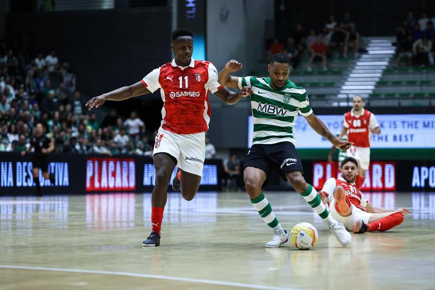 Segundo jogo da meia-final do play-off entre Sporting e SC Braga no João Rocha - Foto: Sporting