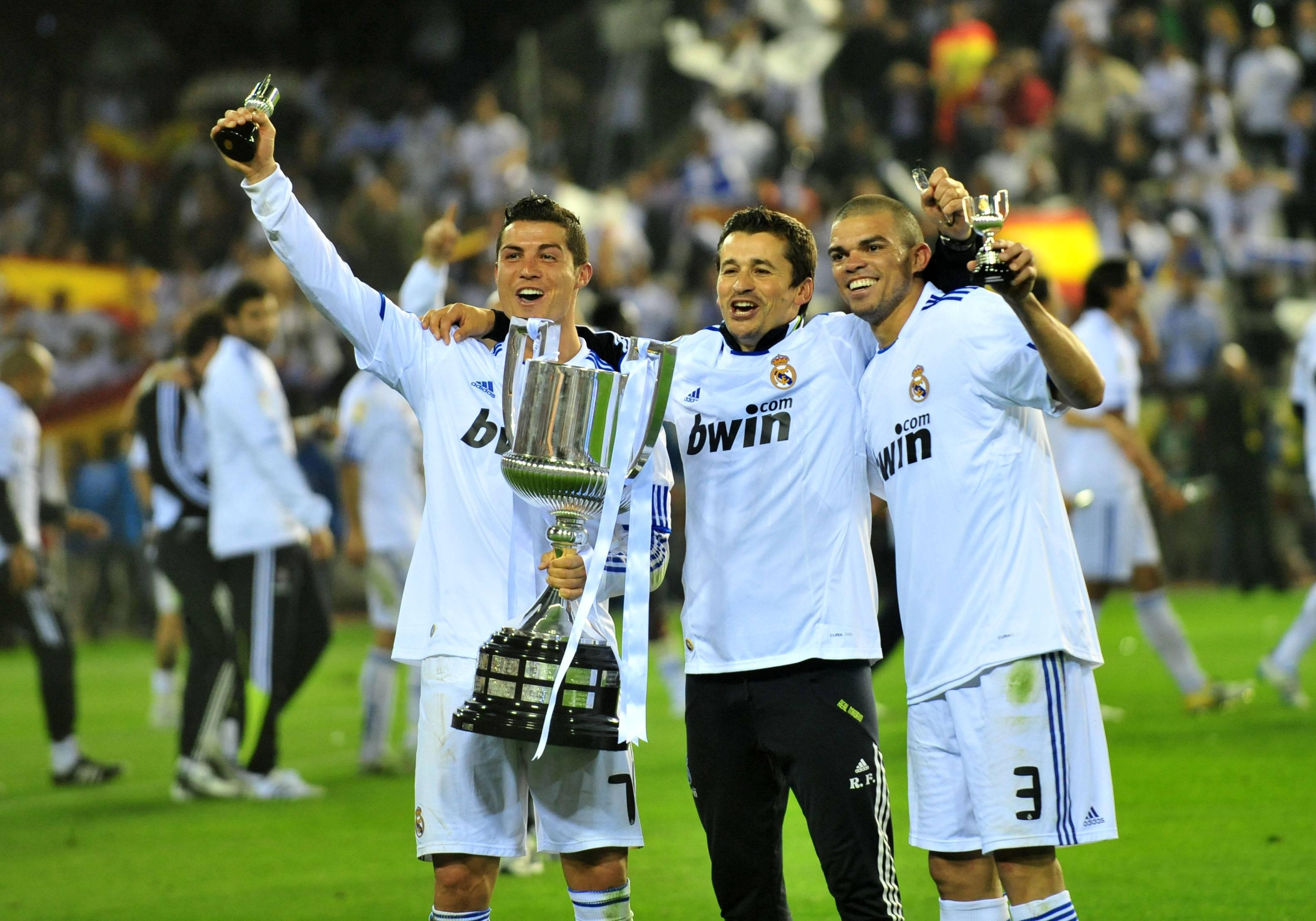 Mourinho venceu a Taça do Rei em 2011 numa final contra o Barcelona pela primeira vez desde 1993 com golo de cabeça de Cristiano Ronaldo no prolongamento - Foto: Imago