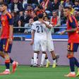 Doski marcou o golo que deu o saboroso empate ao Iraque frente a Espanha - FOTO: Imago