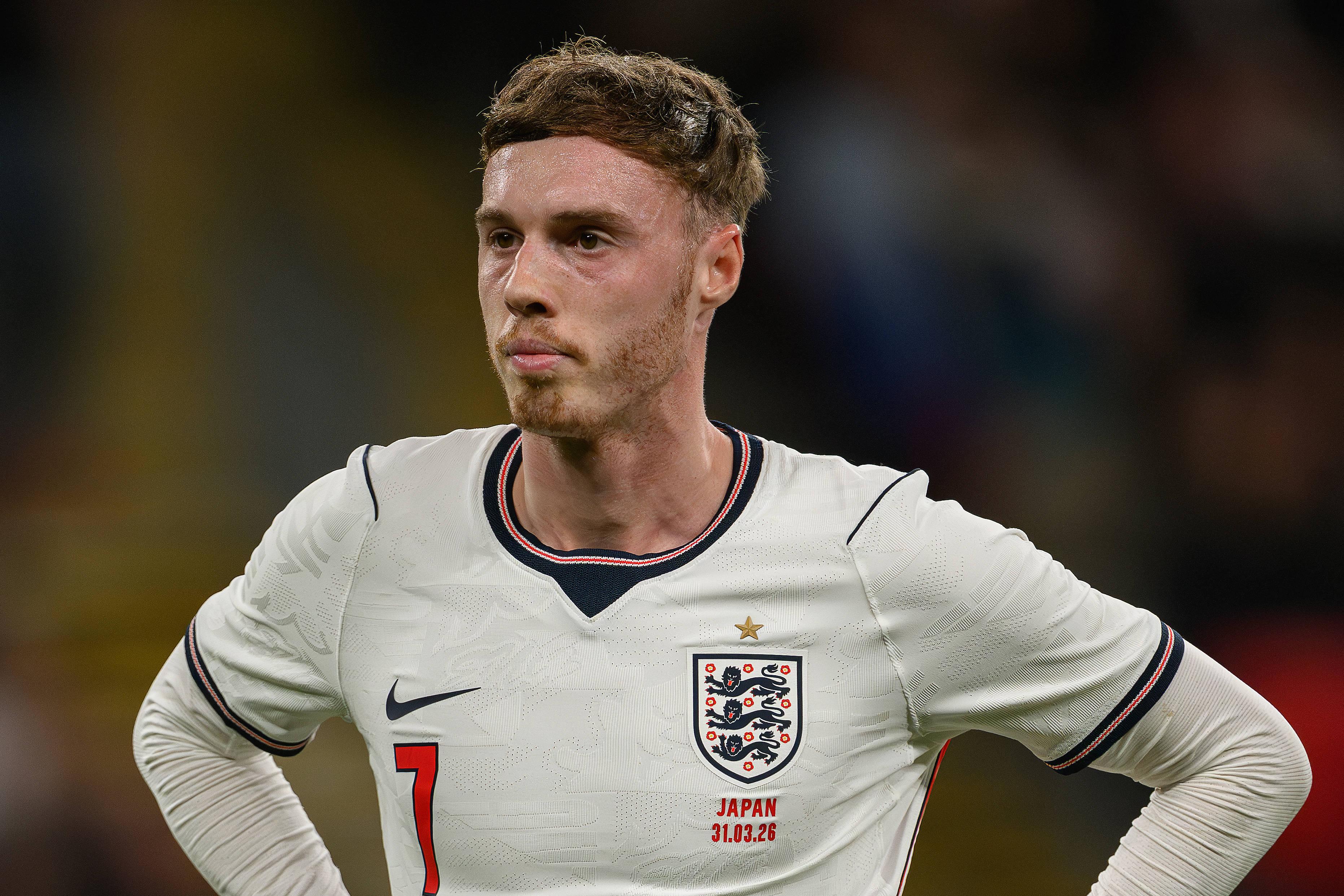 Cole Palmer, internacional inglês do Chelsea, ficou de fora do Mundial