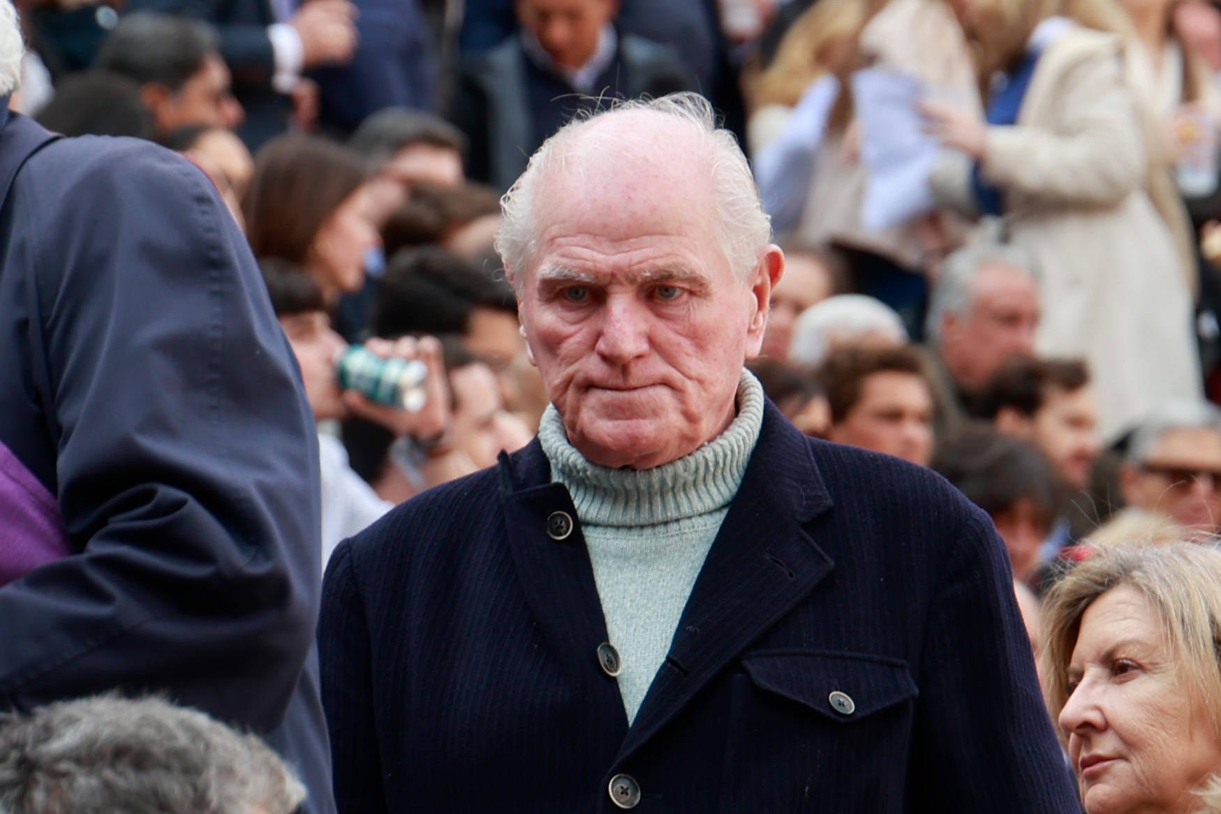 Ramon Calderón, na Praça de Touros de Las Ventas, na Feira de Santo Isidro, em Madrid, a 8 de maio — Foto: IMAGO