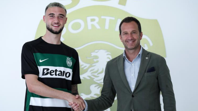 Zeno Debast apresenta-se no Sporting