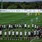 Minuto de silêncio antes do treino (Foto Sporting)