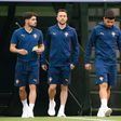Pedro Neto, Diogo Jota, Rúben Neves e António Silva na Seleção