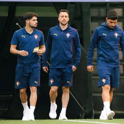 Pedro Neto, Diogo Jota, Rúben Neves e António Silva na Seleção
