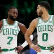 Jaylen Brown e Jason Tatum chegaram a duas finais e conquistaram m título