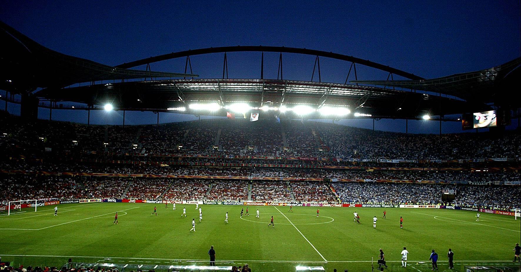 Estádio da Luz recebeu final do Euro 2004
