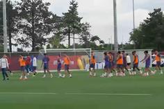 Loucura no último treino de Portugal em Toronto