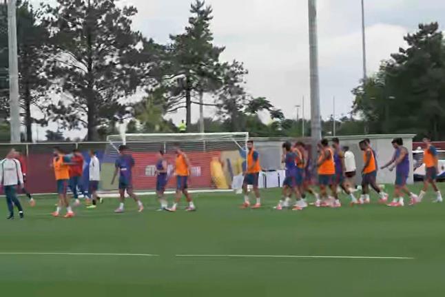 Loucura no último treino de Portugal em Toronto