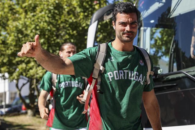 Diogo Ventura confiante para o embate ante a Grécia       Fotografia FPB