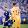 Kylian Mbappé celebrando no final do jogo, numa mistura de alegria e raiva - Foto: IMAGO