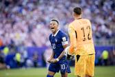 Kylian Mbappé celebrando no final do jogo, numa mistura de alegria e raiva - Foto: IMAGO