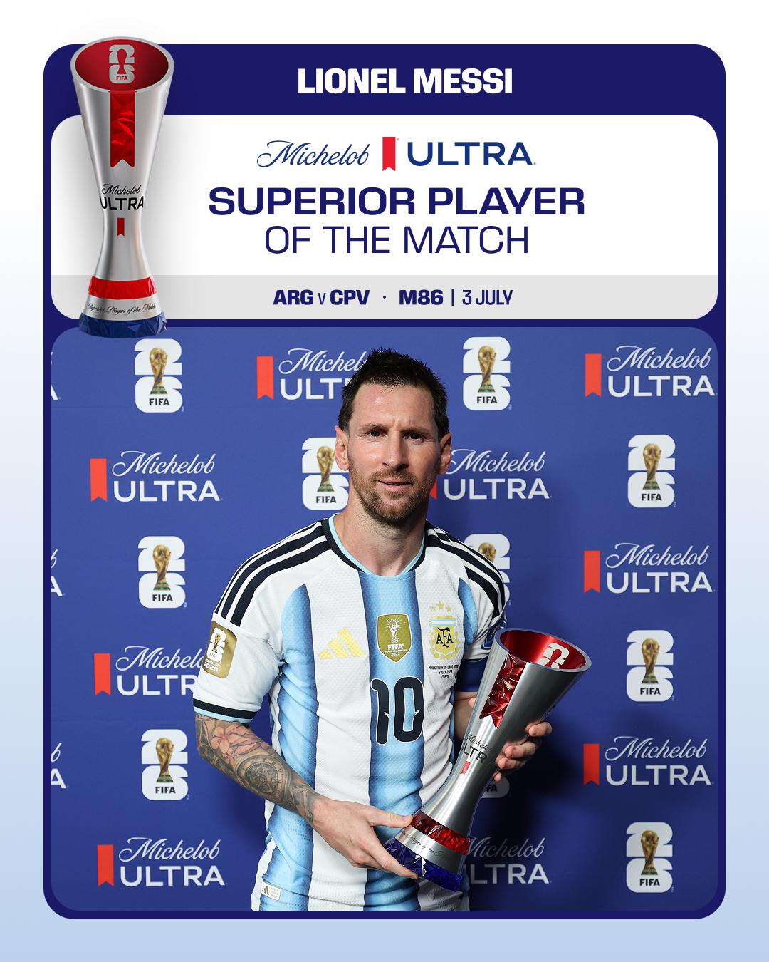 Argentina-Cabo Verde: Lionel Messi