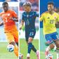 Diomande participou num jogo da Costa do Marfim; Maxi esteve nos 3 golos do Uruguai; Luis Suárez participou em todos os jogos da Colômbia e fez uma assistência - Fotos: IMAGO