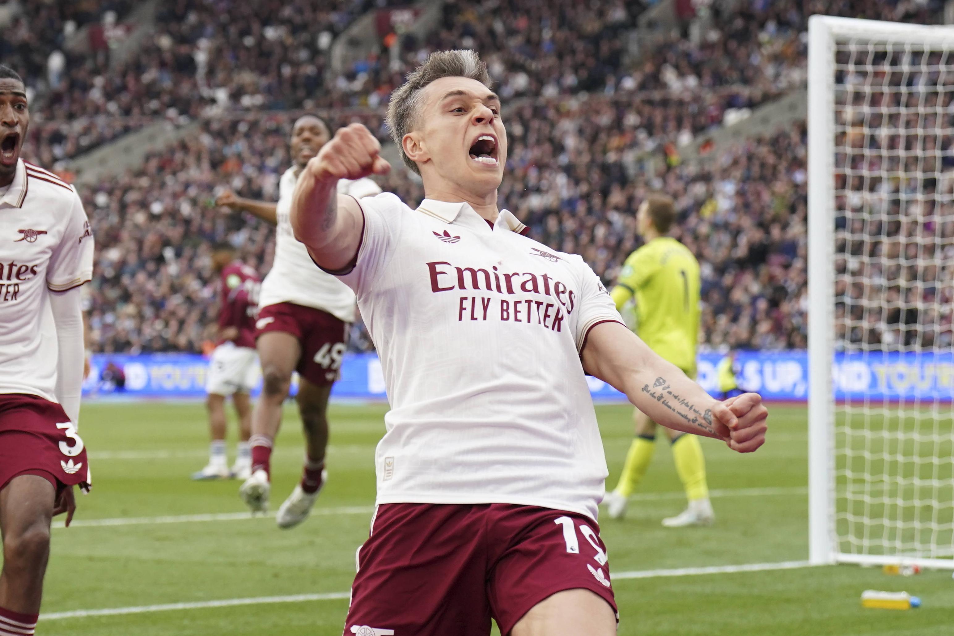 Leandro Trossard marcou o golo da vitória do Arsenal ao West Ham