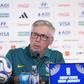Carlo Ancelotti em conferência de imprensa