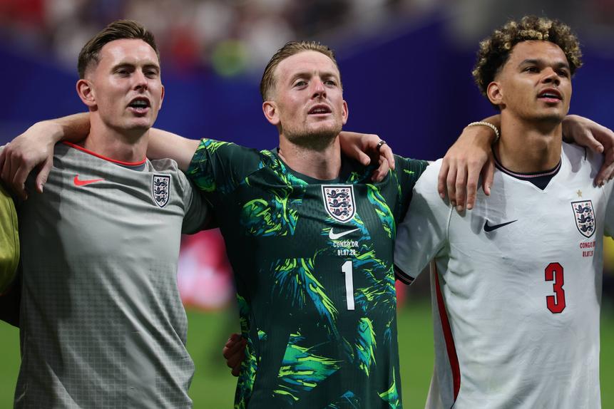 Jordan Pickford, guarda-redes titular de Inglaterra (IMAGO)