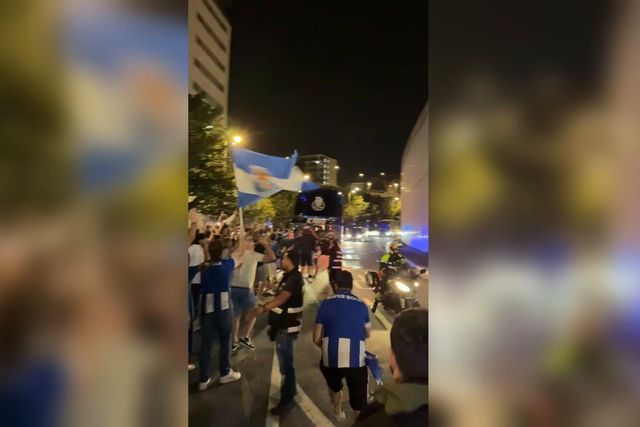 FC Porto foi recebido assim no Dragão