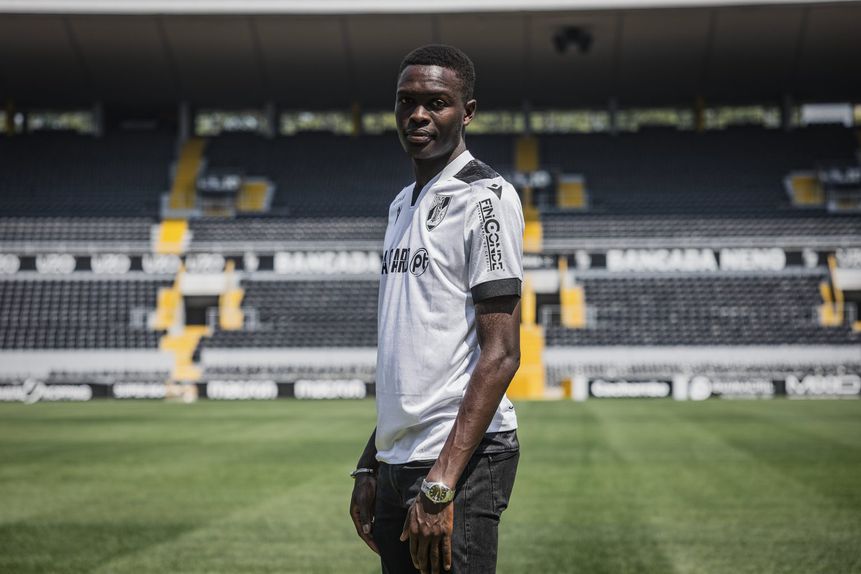 Alioune Ndoye reforça os conquistadores (Foto Vitória de Guimarães)