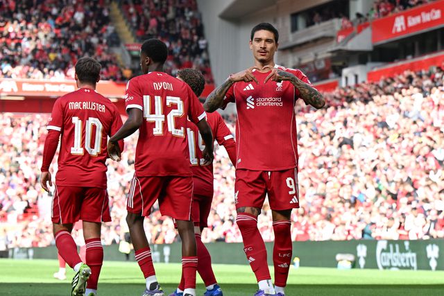 Darwin a festejar golo frente ao Athletic Bilbao