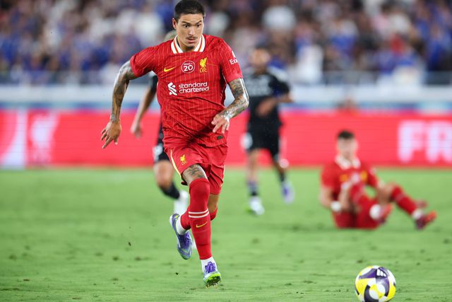 Darwin Nunez em ação pelo Liverpool