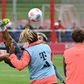 Luis Díaz durante o treino do Bayern