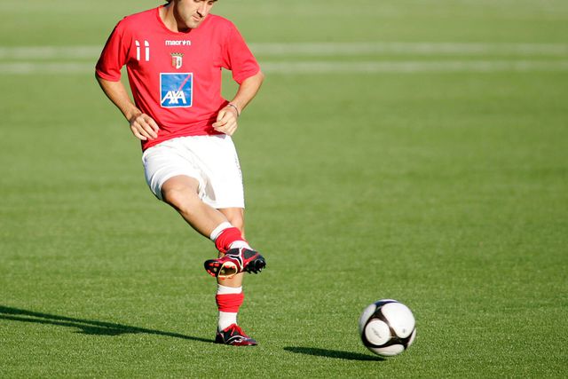 Antigo internacional jovem e B por Portugal projeta sucesso internacional aos guerreiros do Minho (Foto: A BOLA)