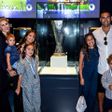 Falcao visitou museu do FC Porto com a família