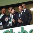 O vice-presidente financeiro do Sporting, Francisco Salgado Zenha, e o presidente dos leões, Frederico Varandas em Alvalade - FOTO: Miguel Nunes/A BOLA