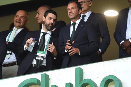 O vice-presidente financeiro do Sporting, Francisco Salgado Zenha, e o presidente dos leões, Frederico Varandas em Alvalade - FOTO: Miguel Nunes/A BOLA
