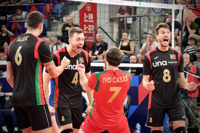 Europeu de voleibol: Portugal eliminado pela Ucrânia