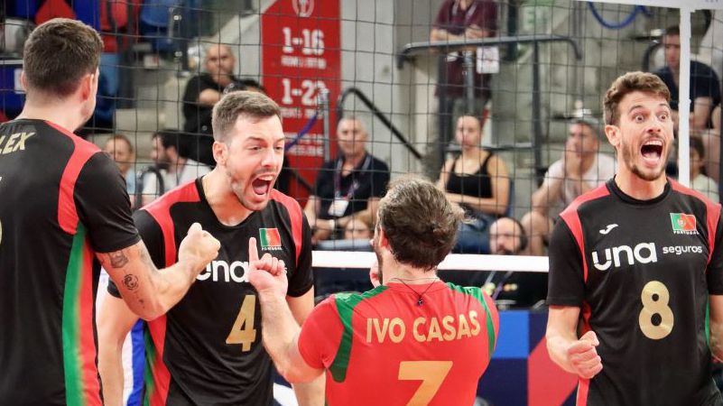 Europeu de voleibol: Portugal eliminado pela Ucrânia