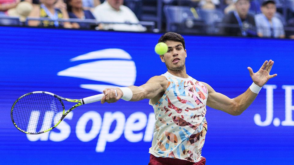 Alcaraz e Rublev nos quartos de final do US Open