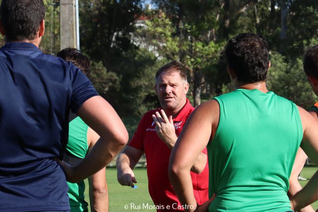 Selecionador nacional de rugby, Simon Mannix     (Fotografia RuI Morais e Castro)