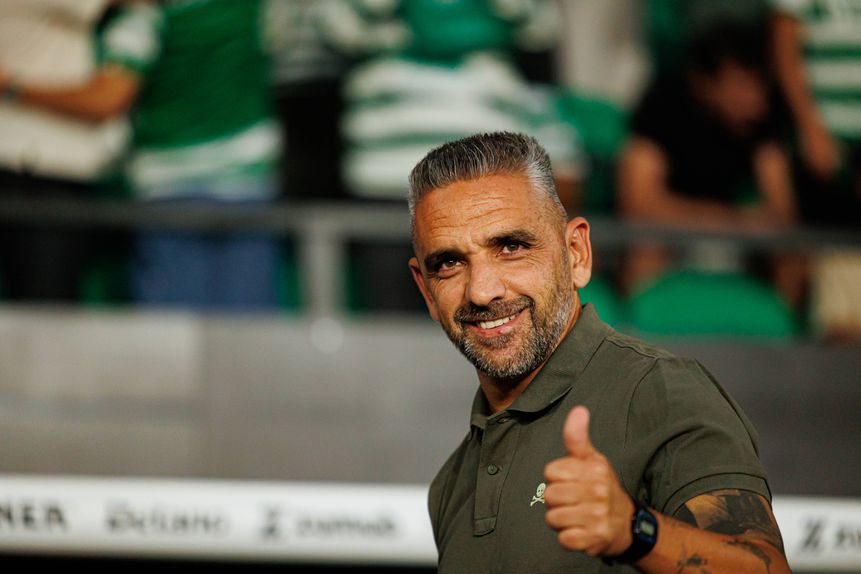 Rui Borges chegou ao comando técnico dos leões em dezembro do ano passado