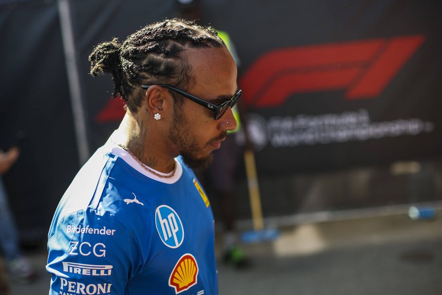 Lewis Hamilton, piloto de Fórmula 1 da Scuderia Ferrari