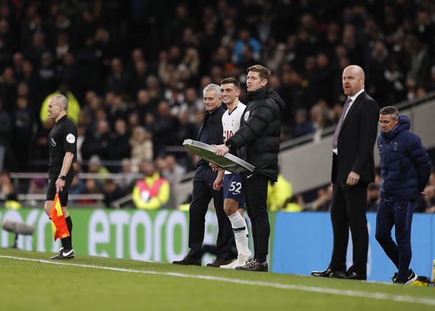 Mourinho estreou Parrett na Premier League a 7 de dezembro de 2019