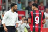 Ruben Amorim com Gonçalo Ramos