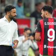 Ruben Amorim com Gonçalo Ramos