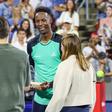 Gael Monfils na despedida do US Open