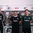 Afonso Jesus, Cassiano Klein, Nuno Dias e Alex Merlim alinhados antes da final - Foto: FPF