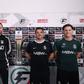 Afonso Jesus, Cassiano Klein, Nuno Dias e Alex Merlim alinhados antes da final - Foto: FPF