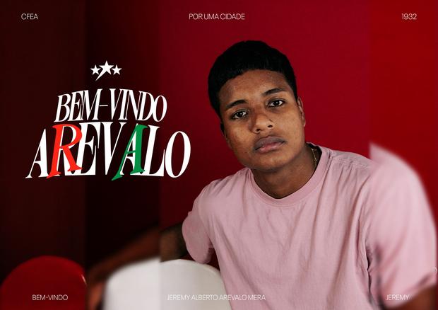 Jeremy Arevalo chega ao Estrela da Amadora por empréstimo do Estugarda — Foto: Estrela da Amadora