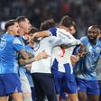 Festejos do FC Porto após golo de Bednarek - Foto: Catarina Morais/Kapta+