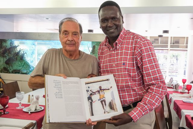 Paul Tergat, duas vezes vice-campeão olímpico, passou por Lisboa