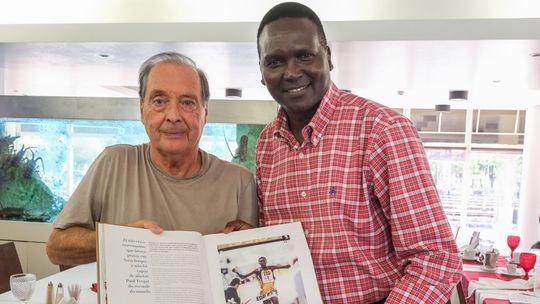 Paul Tergat, duas vezes vice-campeão olímpico, passou por Lisboa